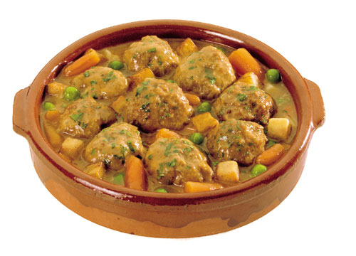 Albóndigas a la Jardinera