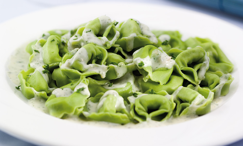 Tortellini with Ricotta and Spinach